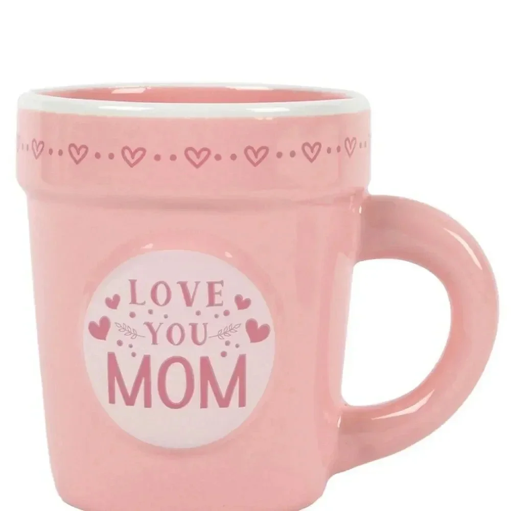 I love you Mom Planter/ Mug Spring